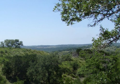 What cities are considered texas hill country?